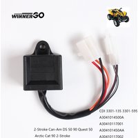 WINNERGO CDI Box For 2-Stroke Can-Am DS 50 90 Quest 50 3301-135 3301-595 A3041014500A A30410117001 A304101450AA A30410117002