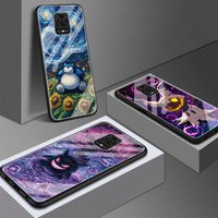 Glass Case for Xiaomi Redmi Note 15 14 Pro 12 13 10 12S A1 10S A2 Plus A5 11 Luxury Phone Cover Gengar Pokemon Cool