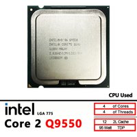 Intel Core 2 Quad Q9550 Used 2.8 GHz 12M 95W CPU processor LGA 775