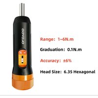 AliExpress GOYOJO 1/4' Torque Screwdriver Set 6.35 Hexagonal 10~70in.lb & 1-6N.m Presetting Torque Values For Bike Maintenance Tool Repair