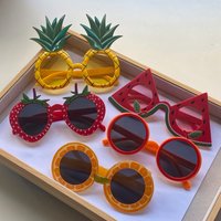 Funny Hawaiian Party Sunglasses Fruit Watermelon Strawberry Pineapple Summer Beach Birthday Party Photo Props Accessories