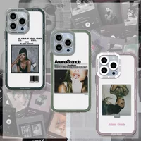 Singer Ariana Grande Phone Case For iPhone 17 16 15 11 12 14 13 Pro Max Mini X XS XR 7 Plus 16E Air Shockproof Silicone Cover