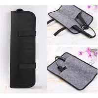 Hair Straightener Storage Bag Curling Iron Carrying Case Hair Flat Iron Straightener Curler Iron Pouch Heat Resistant Mat Pad