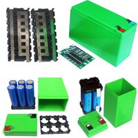 DIY 18650 Lithium Battery Storage Box 4V/6V/12V Rechargeable Toy Scale Motorcycle Li-ion Battery Holder Box Fixture Bracket Case
