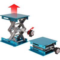 4"x4" 100x100mm Aluminum Router Lift Table Woodworking Engraving Lab Lifting Stand Rack lift platform Woodworking Benches