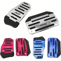 Universal Aluminum Automatic/Manual Transmission Car Pedal Cover Set Kit Anti Skid Pedal Brake Clutch Accelerator Pedals Covers