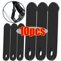 Cable Tie Elastic Clamp for Motorcycle Car Bike Black Rubber Clutch Cables Anti-Hardening Wire Organizer Strap Anti-Hardening
