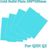 Glacier Cold Build Plate For QIDI Q2 Q2 Combo 280*280mm Heat Bed High Viscosity Two Sided Printing 3D Printer Parts