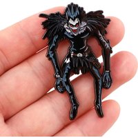Anime Ryuk Cosplay Brooch Adult Unisex Alloy Enamel Badge Lapel Pins Bag Costume Ornament Halloween Props