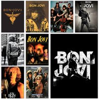 Cool band the B-bon Jovi Poster HD art sticky wall waterproof home living room bedroom bar aesthetic decoration