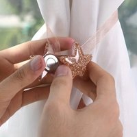 New Star Shaped Magnetic Curtain Tie ABS Buckle Clips Curtain Buckles Curtain Holdback Home Decor