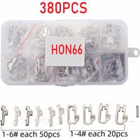 340PCS/380PCS HON66 Lock Reed Auto Lock Repair Accesories Locksmith Tool for Honda Car Lock Reed Brass Material Lock Plate