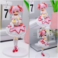 18cm Action Figure Puella Magi Madoka Magica Anime Figure Kaname Madoka Magic Girl Model Decor Statue Toys Kids Christmas Gift