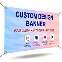 Customization Banner and Flag Photo Logo Text Advertising Free Design Printing Event Planning Promotion Display Event Decoration