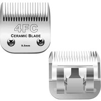 4FC Dog Pet A5 Clipper Detachable Blade Compatible With For Most Andis, Oster, Wahl KM 10 Clipper,Ceramic &Carbon Steel Blade