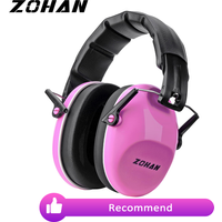 ZOHAN Kids Ear Protection Hearing Safety Noise Reduction Adjustable Earmuffs For Children Autism Hearing Sensory Issues NRR 25dB