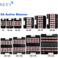 5A Active Equalizer 3S 4S 5S 6S 7S 8S 9S 10S 11S 12S 13S 14S 15S 16S 17S 21S Balancer Lifepo4/lipo/lto Battery Energy Capacitor