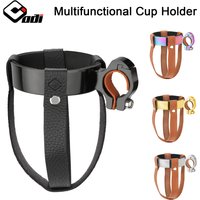ODI Retro Bicycle Water Bottle Cage Aluminum Alloy Coffee Cup Holder Multifunctional EquipmentCup Holder for Motorbike Cycling