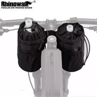Rhinowalk Fahrrad Tasche Radfahren Wasser Flasche Träger Pouch MTB Bike Isolierte Wasserkocher Tasche Reit Lenker 1pc oder 2 stücke zubehör