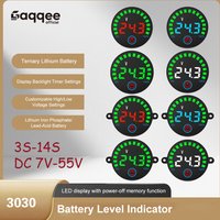 DC 7V-55V 3S-14S Acid/Lithium Universal Battery Charge Indicator Board Battery Level Indicator Voltage Battery Charging Tester