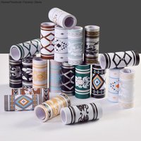 10M PVC Waterproof Waist Line Self Adhesive Skirting Waist Line Wallpaper Living Room Decor Vinyl Wall Border Wall Stickers