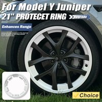 21 Inch ABS Wheel Hub Protection Ring For Tesla Model Y Juniper Performance Rim Guard Patch Exterior Replacement Accessories