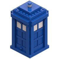 Movie Doctored Telephone Booth 238PCS Model Building Blocks Creative Toys For Children MOC Bricks