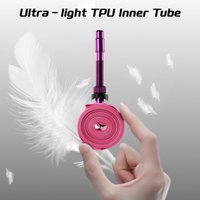 AliExpress NONE NPY Aluminium Alloy Nozzle Tpu Inner Tube External Thread Tube 700x18-32c Road Bike Inner Tire Removable Cores Tyre Accessories