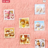 POP MART POPBEAN Fluffy Cozy Series Decorative Perforated Buckle Trendy Blind Box Toys Mystery Box Guess Action Figure