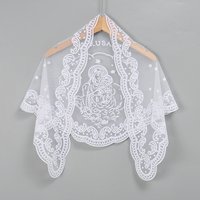 Women Tassel Wrap Shawl Flower Lace Scarves Lady Fashion Wedding Headscarves Female Spring Summer Photo Props Accessories 2025