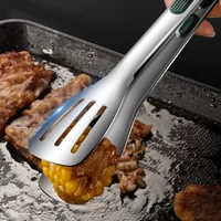 Stainless Steel BBQ Clip Non-Slip Food Tongs Meat Salad Bread Clip Barbecue Grill Buffet Clamp Cooking Tools Kitchen Accessories