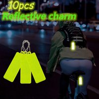 AliExpress NONE Reflective Key Chain Glow-in Reflective Creative Ornaments Travel Backpack Decoration/bicycle Hanging Accessories