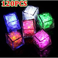 Waterproof Led Ice Cube Multi Color Flashing Glow in The Dark Light Up for Bar Club Drinking Party Wine Decoration