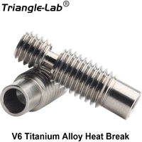 TriangleLab GRADE5 Prusa MMU MMUs HeatBreak V6 Titanium Alloy for V6 Hotend Heater Block 1.75mm AERO Heat Break