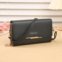 Womenโs Mid-Size Convertible Wallet Bag โ Shoulder Clutch with Coin Purse, Multi-Functional