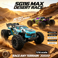 2026 New SG116 MAX 1:16 High Speed Drift Racing 80KM/H Brushless Motor 4WD SG116 Pro 40KM/H RC Car Off Road Car Toy For Kid Gift image 4