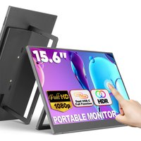 15.6 Inch Portable Touch Monitor 1920*1080P 60Hz 16: 9 Touchscreen Display For Laptop XBox PS4 / 5 Switch Cell Phone
