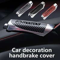 Car Handbrake Cover Durable Protective Sleeve Hand Brake Interior Accessories For Mazda 3 6 CX5 2 CX3 CX9 MX5 RX8 Axela Demio