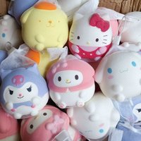 Squishy Toys Hello Kitty Squeeze Fidget Toys Kawaii Soft Kuromi Relief Stress Toys Cartoon Slow Rising Anime Birthday Party Gift