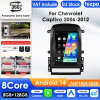 Hizpo Autoradio für Chevrolet Captiva Sport 2006-2012 Audio-Multimedia-Player CarPlay Android Auto GPS WIFI FM RDS Autoradio AI
