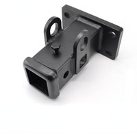 Suitable for Tank 400 Trailer Square Mouth Base Off-road Vehicle Modification Parts Rear Bumper Modification Trailer Hook