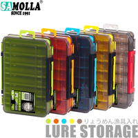 NEW Double Sided Storage Fishing Box PVC Hard Lure Box 5 Colors 2 Sizes Large Capacity Waterproof Fishing Tools Lure Storage Box