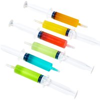 1oz/30ml Party Syringes Shot Jelly Shot Syringes, Medium Grade Container with Lid, Perfect for Plastic Shot Glasses