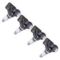 4 Stück 5Q0907275B Aluminium-Reifendrucksensoren 433 MHz kompatibel für VW Passat Porsche Skoda Seat