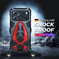 Luxury Metal Full Protect armor apply to iPhone 17 AIr 17 Pro 17 Pro Max 17 5G anti-fall Military grade protective shell