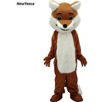 Plush Fox Mascot Costume Cartoon Animal Wild Boar Squirrel Cosplay Dress For Adult Carnival Party Halloween Full Body Outfits