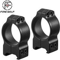 2Pcs /Set Steel Scope 30mm Rings Quick Release Medium Profile For 20mm Rail Hunting Scopes Ring Mount