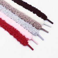 6 Colors New Good Fashion Round Plush Laces Quality 1cm Wide Sneakers Flats Casual laces Shoe accessories 100 /120 Laces 1 Pair