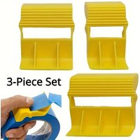 Three-piece set, three sizes: tape dispenser, tape separator, small tape cutter, and spray paint accessory tape corner
