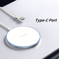 15W Fast Wireless Charger Pad for iPhone 17-12 Pro Max Samsung Galaxy S22 S21 S20 S10 S9 Xiaomi Wireless Charging Station